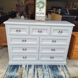HUGE LIGHT GREY DRESSER 