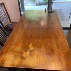 Wooden Kitchen Table 