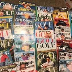 69 Golf and Golf Digest Magazines