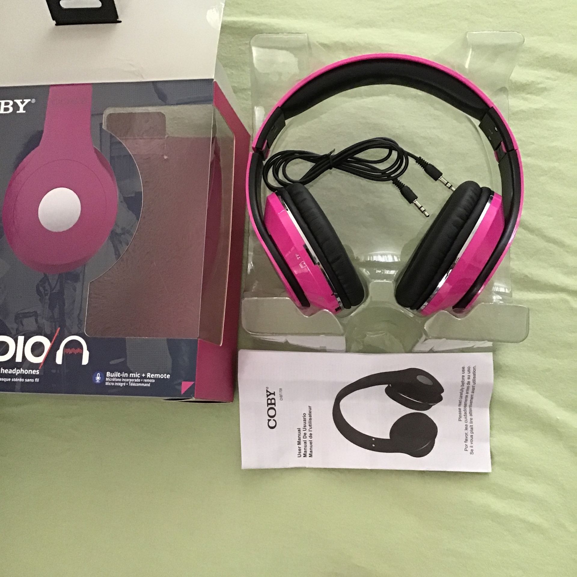 Coby studio wireless headphones sales