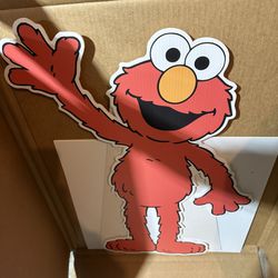 30 Inch Elmo Cutout With Stand 