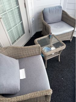 Out door and couch set 200$.  Almost like brand new