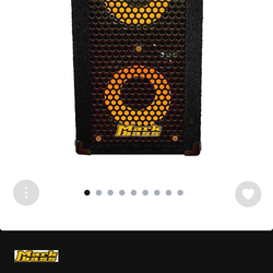 Mark bass mini mark 802 n 300 watt 2-8in combo/cab with removable head!
