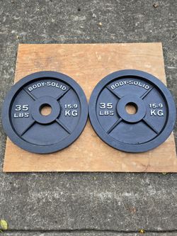 2x Body-Solid 35lb Olympic Weight Plates