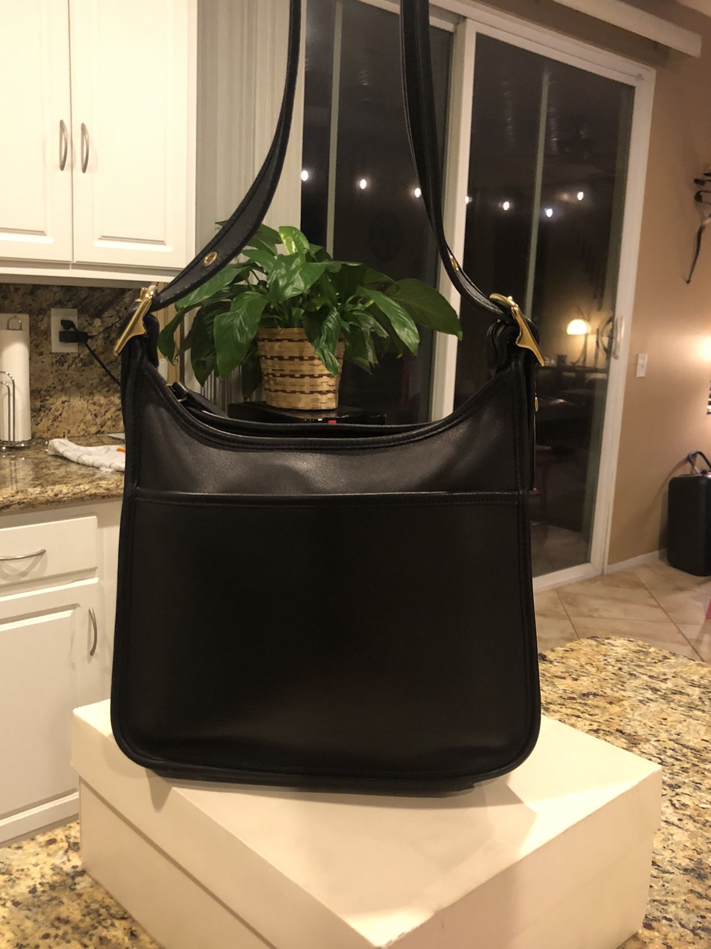Classic Coach Black Legacy Shoulder Bag