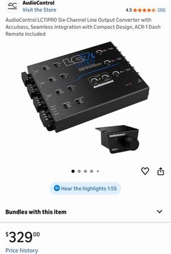 LC7 Audio Control Pro  if u want you’re ride to sound good U need one