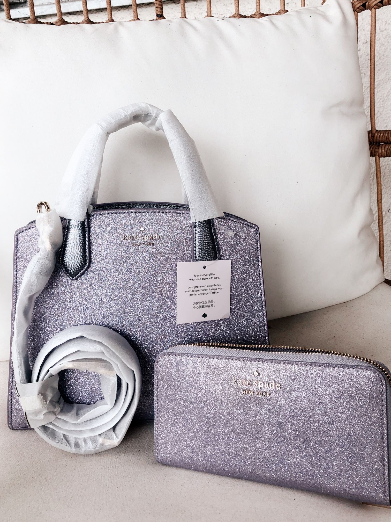 Kate Spade New York Tinsel Purple Wallet!💜