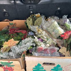 Artificial Floral And X-mas Decor