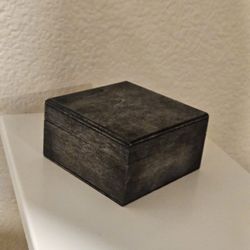 Medium Size Jewelry Box with Golden Hardware 