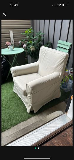 IKEA Slip Covered Chair