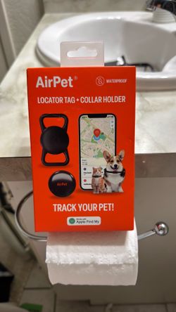 Brand New AirPet Tracker Tag & Collar Holder (Works with Apple Find My)