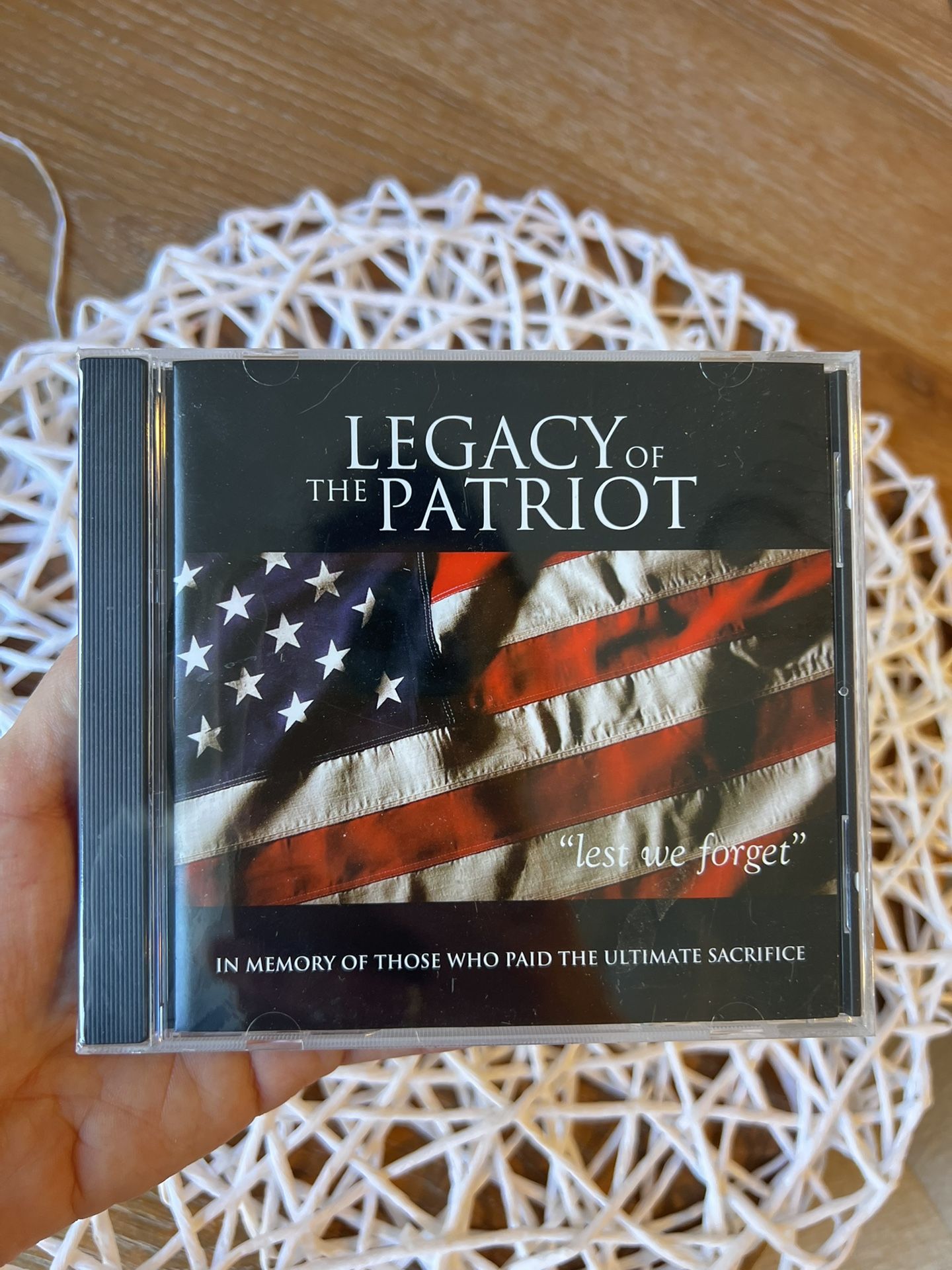NWT LEGACY OF THE PATRIOT CD