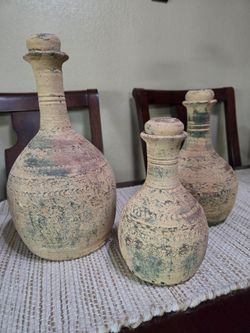 Pottery Wine Decanter set
