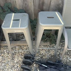 Metal Bar Stool 2 