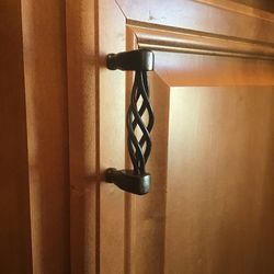 Twisted Open Cage Cabinet Hardware