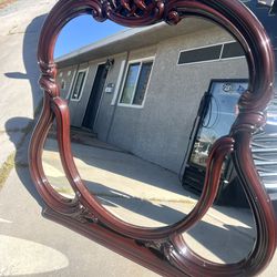 brown mirror