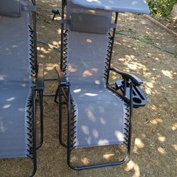 Black And Gray Lounge Chair 