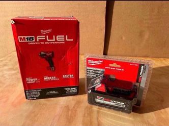Milwaukee 1/2 In Mid Torque Impact 650 Lbs & 6.0 Battery $260
