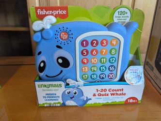 Fisher-Price Linkimals 1-20 Count & Quiz Whale