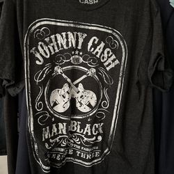 Men’s Johnny Cash Shirt Size L