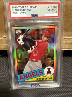 2020 topps chrome Shohei Ohtani 1985