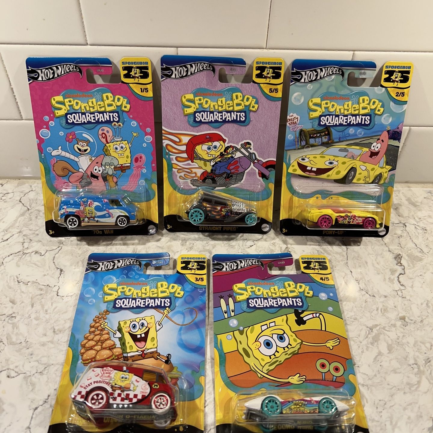 Hot Wheels 2024 Spongebob Squarepants 25th Anniversary Complete Set for Sale in Valparaiso IN OfferUp