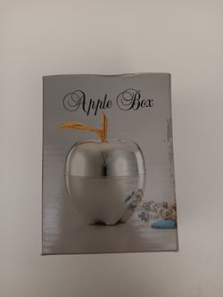 Apple Box Gold And Silver Plated Original Box