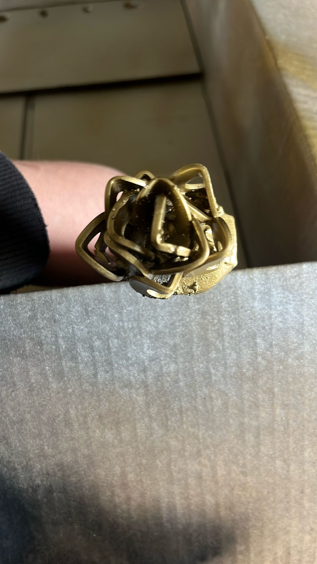 Nice flower, silver and gold