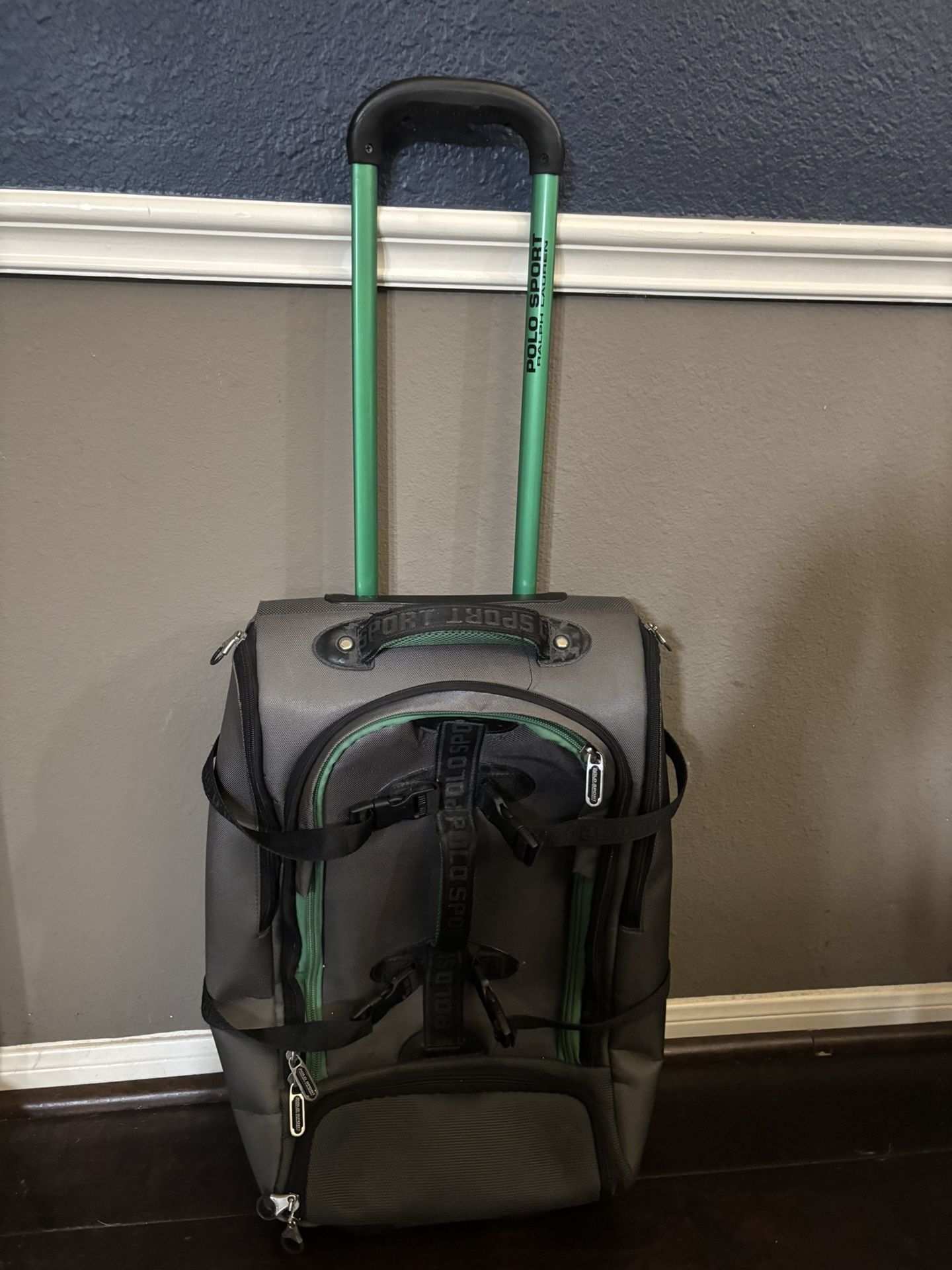 Ralph Lauren Polo Sport 22" Carry-On Rolling Suitcase Bag With Telescopic Handle
