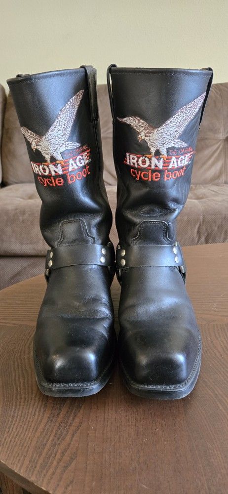 Iron Age Steel Toe All Leather Cycle Boot