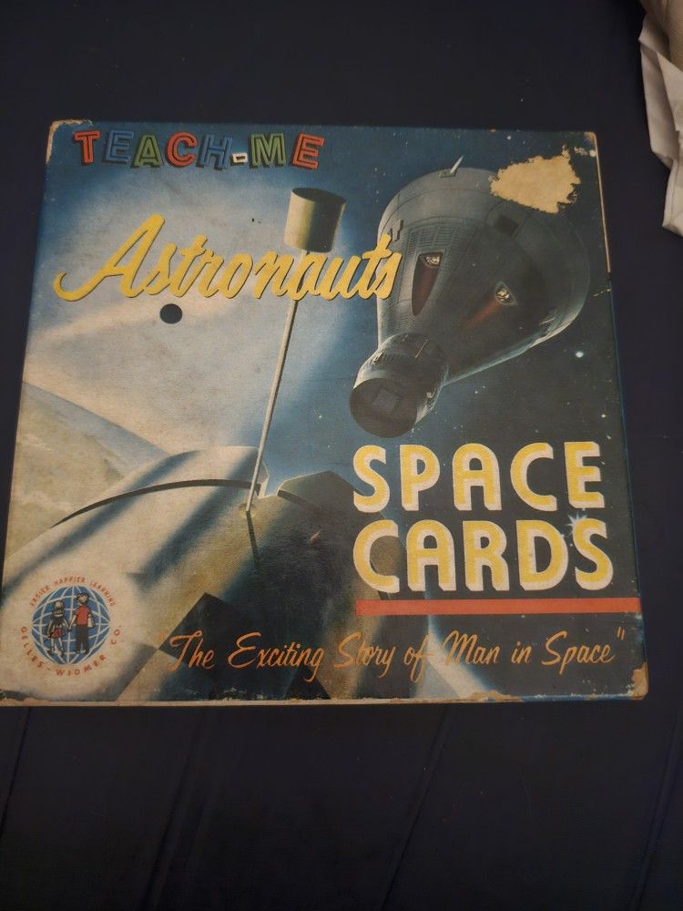 Vintage Teach Me Astronauts Space Cards - Set of 48 - Gelles-Widmer Company 1963
