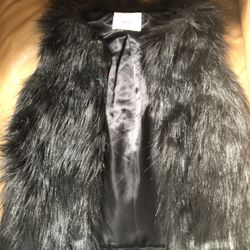 Girl’s Faux Fur Coat Or Vest