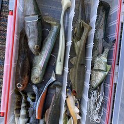 Miscellaneous plastic swim baits