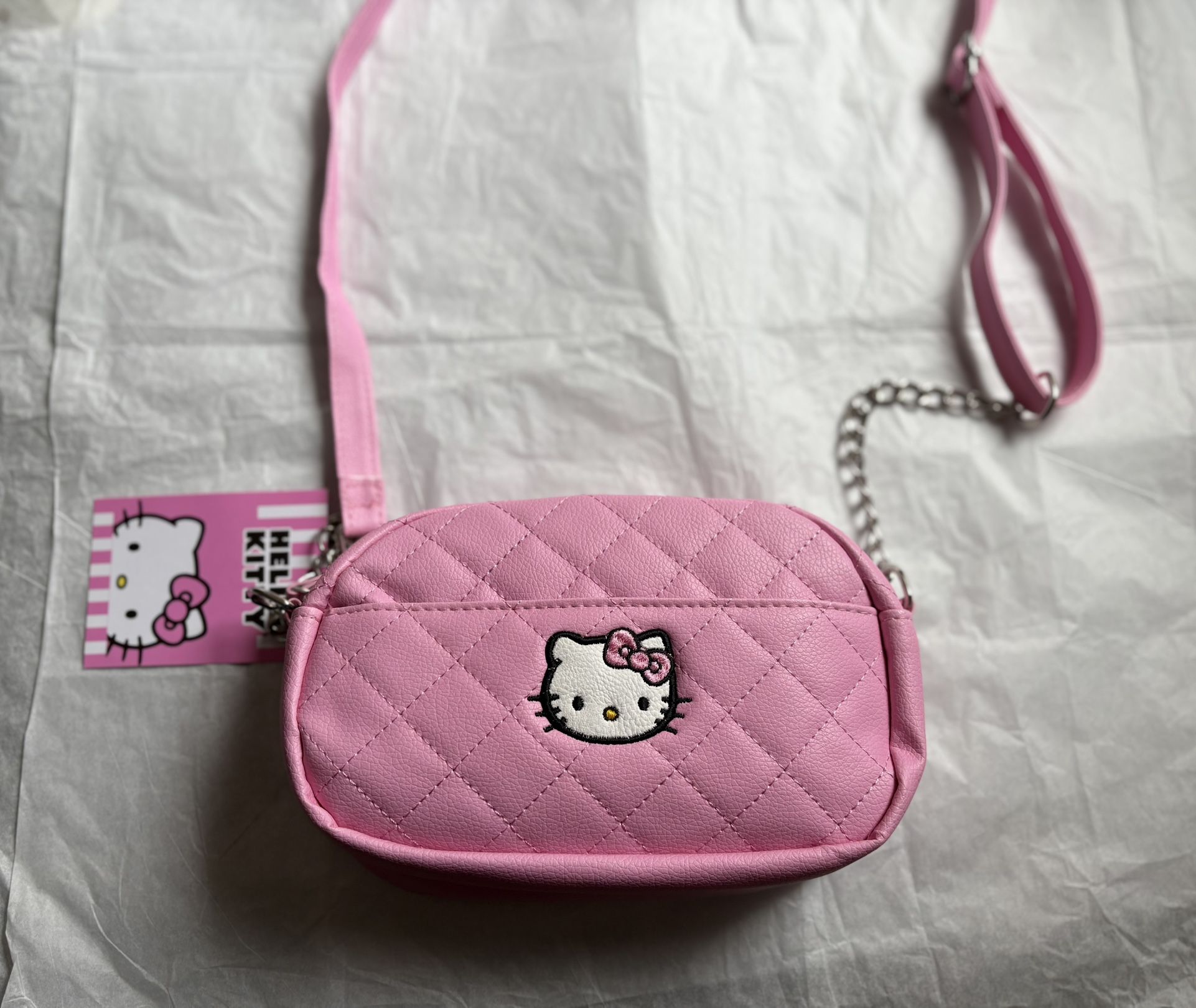 Pink Hello Kitty crossbody bag #kawaii