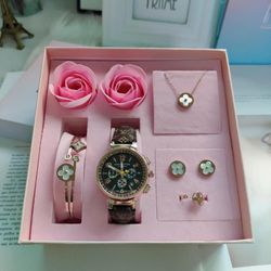 Watch & Jewelry Set