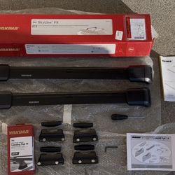Yakima SkyLine FX Complete Roof Rack System w/ locks (fits Jeep Grand Cherokee), removable, like new