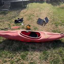 Whitewater Kayak Package Ready to Paddle $150 Great Deal