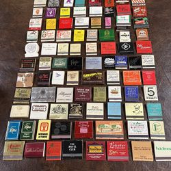 90 Matchbooks From Bygone Chicago And Surrounding Surburbs, Restaurants And Businesses