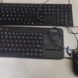 2 Wireless Keyboard and Mouse 