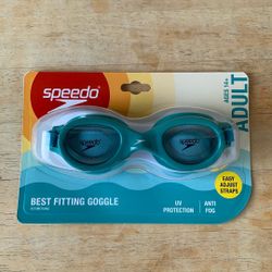 SPEEDO BOOMERANG BEST FITTING GOGGLES ADULT SIZE $12