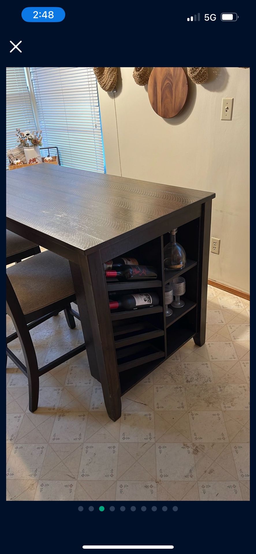 Dining And Bar Table With Chairs And Stools