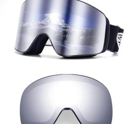 Brandnew Snowboard Goggles Ski Goggles OTG Anti Fog 2 Lens