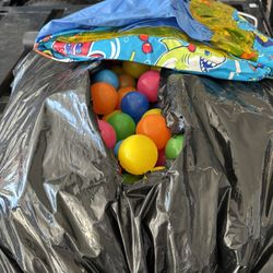 Plastic Balls And Pool