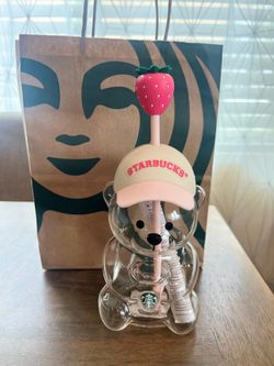 Starbucks pink bear cup