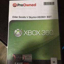 Elder Scroll V Xbox 360 