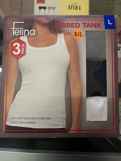 Women’s ribbed tank set of 3