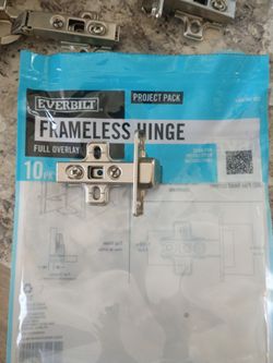 Frameless hinges