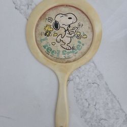 Vintage 1958 Snoopy hand mirror 