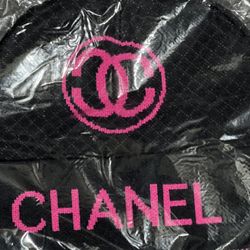 Black And Pink CC Beanie