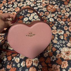 Coach Pink Heart Crossbody Valentine's Day Limited Edition